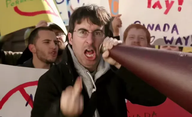 John Oliver Protest Megaphone